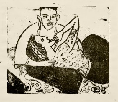 Courting Girl by Ernst Ludwig Kirchner